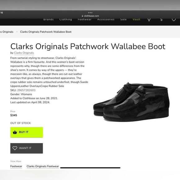 Clarks Leather Lace Up Desert Patch Men’s Black Boots Crepe Soft Sole - Picture 8 of 8